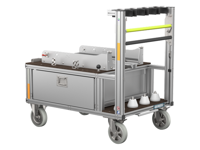 Logistični voziček prenosna črpalka