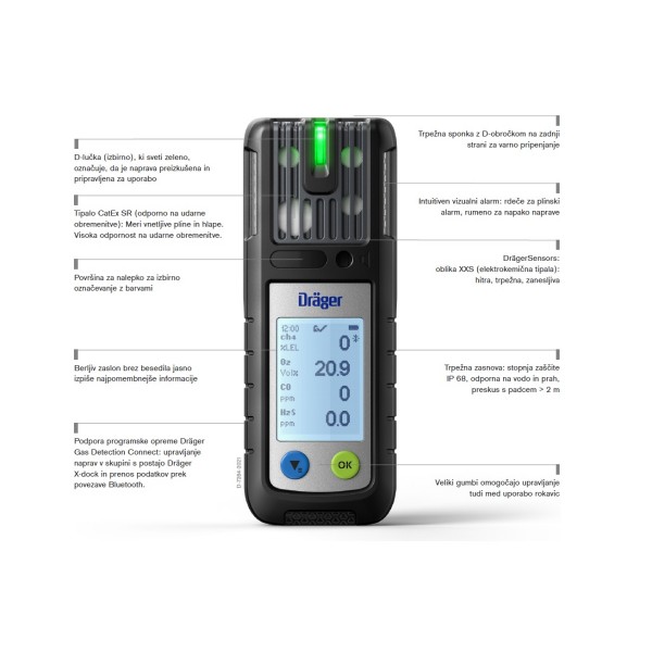 Detektor plinov Dräger X-am 2800