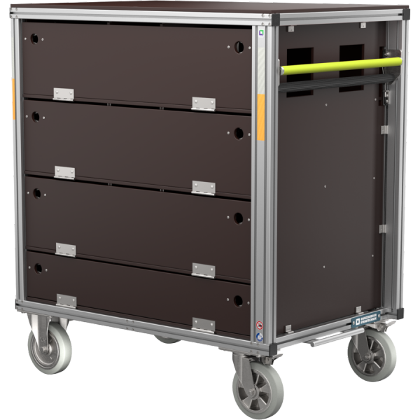 Logistični voziček za dihalne aparate + rez. tlačne posode