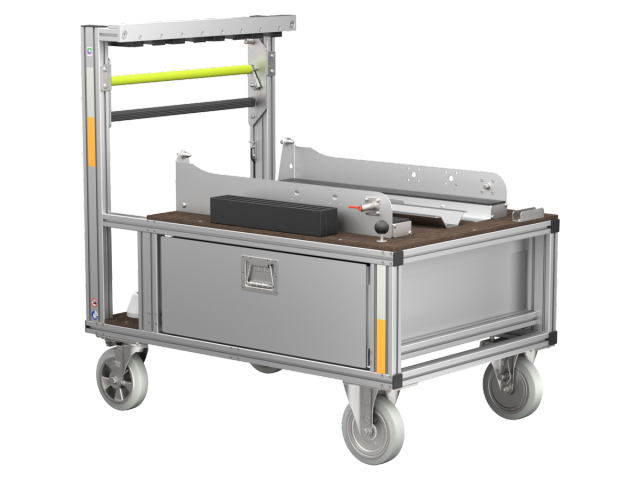 Logistični voziček prenosna črpalka