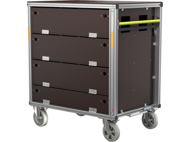 Logistični voziček za dihalne aparate + rez. tlačne posode